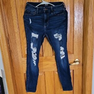 Hollister Distressed Blue Jeans